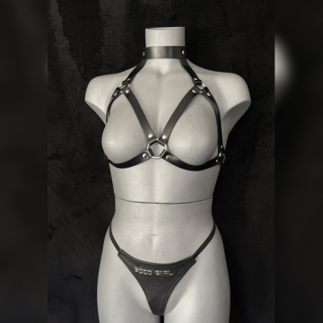 Leather Bra Top